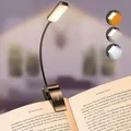 Produktbild: Gritin Leselampe Buch Klemme Buchlampe 9 LEDs 3 Farbtemperatur Modi Helligkeit