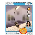 Produktbild: Gritin Leselampe Buch Klemme, Buchlampe, 3 Farbtemperatur Modi, Stufenlose