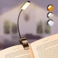 Produktbild: USB-Leselampe 3 Farbmodi Klemmlampe 360 Flexibel