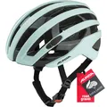 Produktbild: Alpina RAVEL - Sicherer, Individuell Anpassbarer & Belüfteter Fahrradhelm Mit Fliegennetz Für Erwachsene, Pastel-Blue matt, 51-56 cm