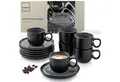 Produktbild: SÄNGER Espressotasse Set Sydney 12 tlg., 12-tlg., Steingut, Grau-Schwarz, Handmade, Erweiterbar, VALUE COLLECTION