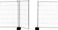 Produktbild: Schake Mobilzaun Standard Torelement 1,2x2m
