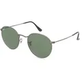Produktbild: Ray-Ban RB 3447 ROUND METAL Herren-Sonnenbrille Vollrand Rund Metall-Gestell, grau