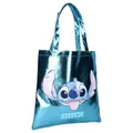 Produktbild: Vadobag Disney Lilo und Stitch Metallic Moves - Einkaufstasche - Maße 37 x 36 x 2 cm - Farbe Türkis Metallic, türkis