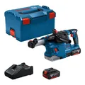 Produktbild: Bosch Akku-Bohrhammer mit SDS plus GBH 18V-22, 2x Akku GBA 18V4.0Ah/L-BOXX, Ringbürst.