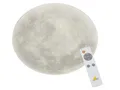 Produktbild: Trio Leuchten LED Deckenleuchte Lunar 627514000, Acryl mit Mondmotiv, Mondphase wechselbar, 1 x 22 Watt LED, Helligkeit einstellbar, Nachtlich Funktion, inkl. Fernbedienung, Weiß