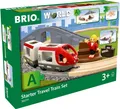Produktbild: BRIO® Spielzeug-Eisenbahn World Eisenbahn Set Reisezug Starter Set A 22 Teile 36079