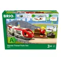 Produktbild: BRIO World – 36079 Reisezug Starter Set A | 22-teiliges Holzspielzeugzugse