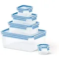 Produktbild: Food Clip&close 508568 5er Set Transparent/blau - Emsa