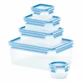 Produktbild: Emsa Clip & Close 5er Set Frischhaltedosen 0.15 L 0.25 L 0.55 L 1 L 3.70 L Dose