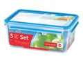 Produktbild: Emsa Clip & Close 3D 5er Set 0,15/../3,70 L Frischhaltedose Frischhaltebox