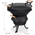 Produktbild: Relaxdays Grillfass (36 cm) (4052025265472)