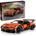 Produktbild: LEGO Technic Bugatti Chiron Pur Sport Hypercar  - Modellauto - Rennauto zum Sammeln - Bugatti Spielzeugauto - Technic Sportwagen mit Lenkung, W16-M... - Bronze