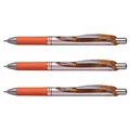 Produktbild: PENTEL Energel BL77 Gelschreiber, einziehbar, 0,7 mm, Orange, 3 Stück