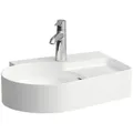 Produktbild: LAUFEN Val Waschtisch H8152884001061 53x40cm, unterbaufähig, mit Überlauf, mit 1 Hahnloch, weiß LCC