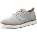 Produktbild: Bruno Marc Herren Anzugschuhe KnitFlex Craft Atmungsaktiv Gestrickter Stoff Schnürhalbschuhe Sommer casual lässige Moderne Klassische schuhe,Farb... - Grau - 43,5