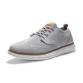 Produktbild: Bruno Marc Herren Anzugschuhe KnitFlex Craft Atmungsaktiv Gestrickter Stoff Schnürhalbschuhe Sommer Casual lässige Moderne Klassische Schuhe,Size 43.5,Grau 06,SBOX2406M