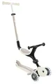 Produktbild: GLOBBER GO-UP Active Lights ECO – 3 in 1 Dreirad, Laufrad und Scooter, 120/80 mm, 3-rädrig, höhenverstellbar, kokos weiß