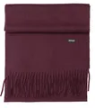 Produktbild: Bovari Kaschmir Schal Damen – 100% Kaschmir/Cashmere – Premium Qualität – klassisch/elegant/zeitlos -180 x 31 cm - viele Farben (Windsor Red (Rot))