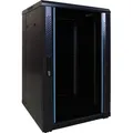 Produktbild: Danicom - 18 HE 19” Serverschrank, mit Glastür (BxTxH) 600 x 600 x 1000mm