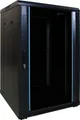 Produktbild: DSIT Serverschrank 18 HE 19” Serverschrank, mit Glastür (BxTxH) 600 x 600 x 1000mm, 360