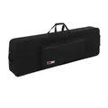 Produktbild: Gator Cases Leichte Keyboardtasche mit Ziehgriff und Rollen; passend für schmale 88-Tasten Keyboards (GK-88SLIM), Schwarz