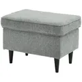 Produktbild: Hocker  Oskar ¦ grau ¦ Maße (cm): B: 63 H: 43 T: 42.0