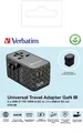 Produktbild: Verbatim Ladeadapter, Universal Travel, UTA-06, GaN III, 100W 2x USB-A QC, 2x USB-C PD, 100-250V, Retail 32121