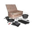 Produktbild: TP Schmortopf 9 teiliges Premium Dutch Oven Set in Holzkiste Dutch Oven, Grillplatte