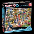 Produktbild: Jumbo Spiele 1110100506 Wasgij Mystery 28 Feline Frenzy 1000 Teile Puzzle
