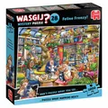 Produktbild: Jumbo Spiele Wasgij Mystery 28 Feline Frenzy Puzzle Erwachsenenpuzzle 1000 Teile