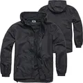 Produktbild: BWuM Windbreaker Sommer mit Zipper, Größe:5XL, Farbe:Schwarz