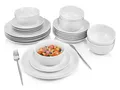Produktbild: SÄNGER Tafelservice New Port Geschirrset, Weiß (24-tlg), 6 Personen, Porzellan, Premium Collection