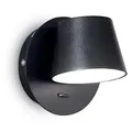 Produktbild: Ideal 167121 Lux LED Wand- und Spotleuchte Gim Nero 1x60W | 3000K - schwarz