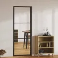 Produktbild: vidaXL Innentür ESG Glas und Aluminium 76x201,5 cm Schwarz