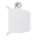 Produktbild: 5x Mini-Aufschraubwickler schwenkbar mit 5 m Gurt, aufklappbar mini Rolladen Gurtwickler weiss mit Gurtband