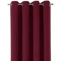 Produktbild: Beautex Verdunkelungsvorhang Verdunkelungsgardine Ösen Vorhang blickdicht abdunkelnd (1 St), Ösen, verdunkelnd rot 140 cm x 225 cm