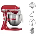Produktbild: KitchenAid Profi-Küchenmaschine in rot mit 6,9 Liter Kapazität 5KSM7990XEER