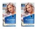 Produktbild: 2x Schwarzkopf Blonde Aufhellende Farbe 10.29 Platinblond EA432398