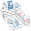 Produktbild: Schubladen Organizer -16 Stück Schminktisch Organizer in 4 Größen Drawer Orga...