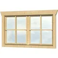 Produktbild: Skan Holz Doppelfenster BxH 2 x 57,5 x 70,5 cm für 45 mm Häuser