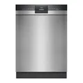 Produktbild: Siemens SN43ES28AE iQ300, Unterbau-Geschirrspüler, 60 cm, Made in Germany, bis zu 3-mal schneller spülen, automatische Türöffnung nach Spülende, smartStart, flex Körbe, Gebürsteter Stahl