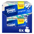 Produktbild: Tempo Original Taschentücher Duo-Box - Vorteilspack - 12 Boxen, 100 Tücher pro Box - extra starke, weiche Papiertaschentücher, waschmaschinenfest