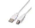 Produktbild: VALUE USB 2.0 Kabel USB-Kabel, USB 2.0 Typ A Männlich (Stecker), USB 2.0 Typ B Männlich (Stecker) (80.0 cm), Typ A-B