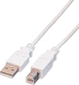 Produktbild: VALUE 11998809 - USB 2.0 Kabel, A Stecker auf B Stecker, 0,8 m