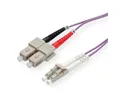 Produktbild: ROLINE LWL-Kabel 50/125µm OM4, LC/SC Glasfaserkabel, (200.0 cm)