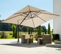 Produktbild: Schneider Schirme Ampelschirm Rhodos Grande, LxB: 400x300 cm, natur, rechteckig, ohne Wegeplatten