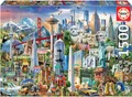 Produktbild: Educa Puzzle. Symbols from North America 1500 Teile