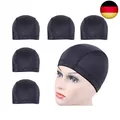 Produktbild: Schwarz Dome Cap für Perücken mit Breitem Gummiband Wig Cap for Making Wigs 5 S