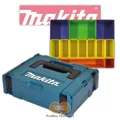 Produktbild: Makita MAKPAC Gr. 1, Systainer Koffer mit Boxeneinsatz mit farbigen Boxen, Neu